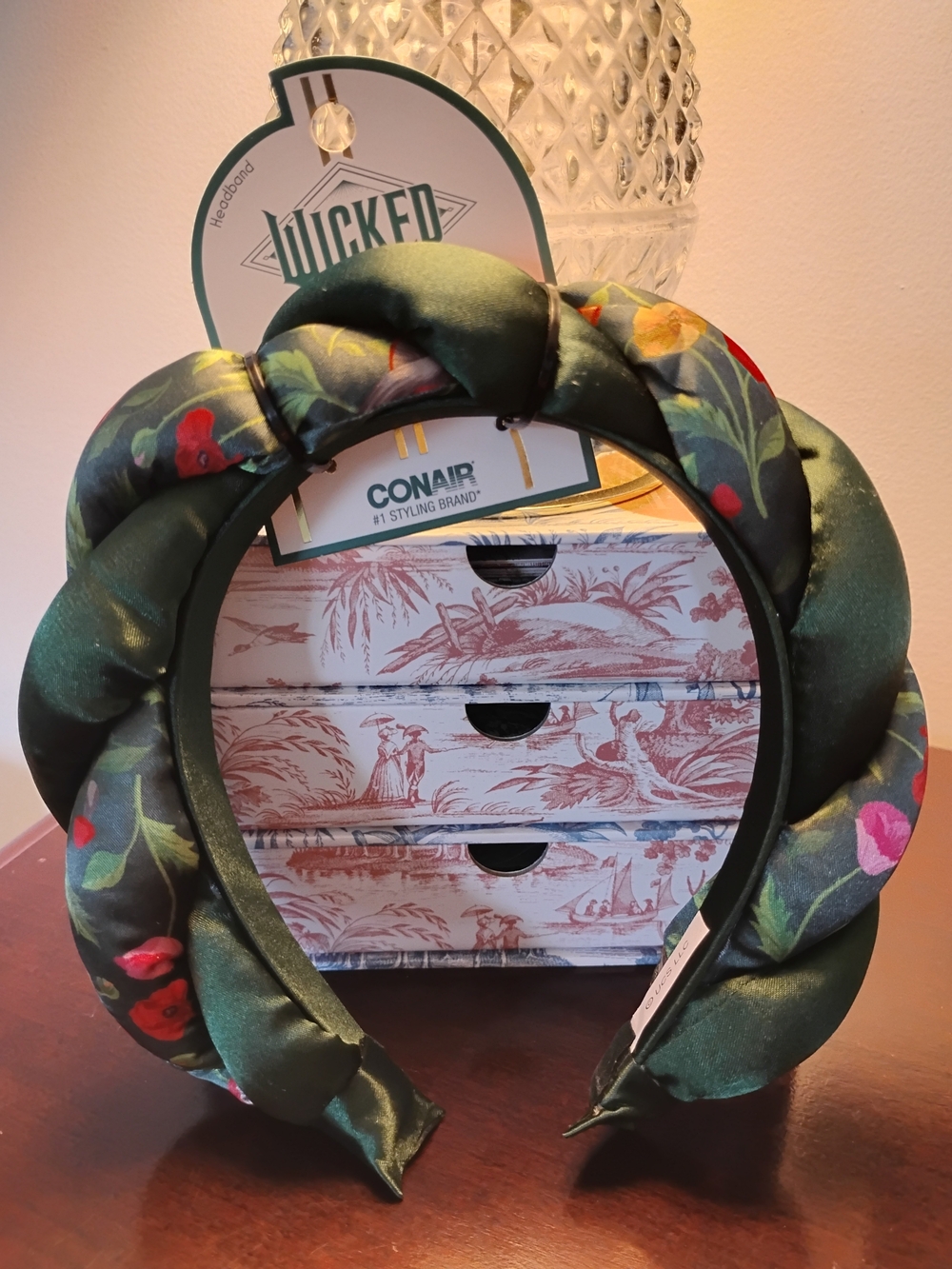 Wicked Poppy Green Headband